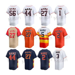 เสื้อเบสบอลแบบเย็บปักถักร้อย สไตล์ใหม่ ปี 2025 ขายส่ง # 27 # 44 # เสื้อเจอร์ซีย์ปักลายคุณภาพสูง 2 ตัว - Product Image 1