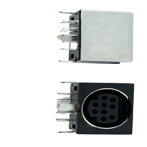 Hoyato Socket Port de charge Dock 9pin Mini <span class=keywords><strong>Din</strong></span> <span class=keywords><strong>Jack</strong></span> Short Body R/A Enry Connecteur fabricant - Product Image 2