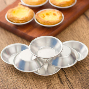 Moule à tartelettes en aluminium rond de 68*40*21mm pour mini-gâteaux, outils de cuisson de haute qualité, en aluminium, pour œufs, vente chaude - Product Image 4