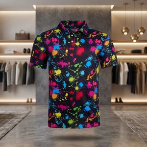 Polo Casual para Hombre, Manga Corta, Tejido de Punto, Diseño de Golf, Transpirable, Corte Regular, Venta al Por Mayor OEM - Product Image 3