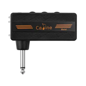 Caline CA-101ギターヘッドフォンアンプミニプラグアンプ、エレキギター用歪み効果付き