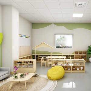 Vente en gros de meubles de jardin d'enfants de haute qualité avec meubles d'éducation de la petite enfance <span class=keywords><strong>pour</strong></span> salle d'art de pépinière et de centre de garde d'enfants - Product Image 3