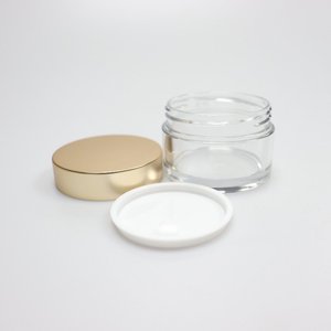 할인 50g 100g 알루미늄 광택 나사 탑 PCR 및 PP 재료 두께 화장품 크림 벽 플라스틱 항아리 - Product Image 6