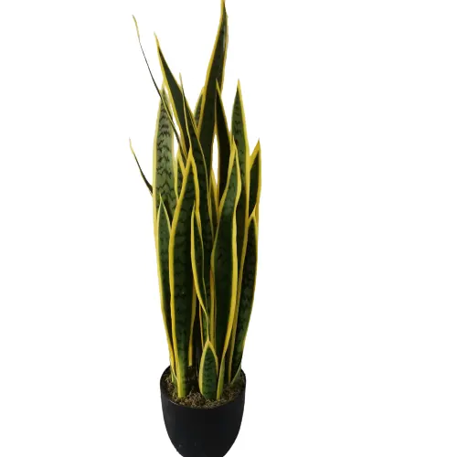 Plantas de imitación de aspecto Natural, plantas artificiales de Sansevieria, serpiente, bonsái, 63/90cm