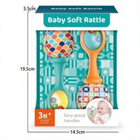 Baohan Bébé Hochet En Peluche Maracas Instruments De Musique Nouveau-Né Bébé Hochets En Peluche Jouets