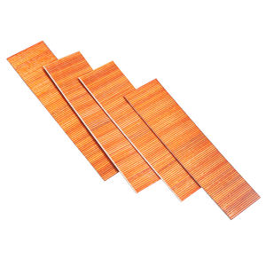 Clous à tête plate en acier plaqué cuivre de calibre 23, tige lisse, traitement de surface brillant, clous DIN, clous à tête plate, clous anti-moustiques - Product Image 2