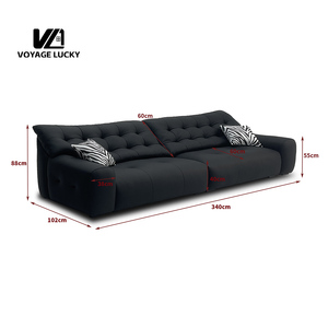 Divano Componibile Moderno VL di Alta Qualità, Elegante e dal Profilo Basso, per Soggiorno - Product Image 3