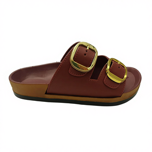 Bayanlar için İlkbahar Yaz Sonbahar Mül Ayakkabıları Hızlı Kuruyan <span class=keywords><strong>PVC</strong></span> Beyaz Yumuşak Dolgulu Açık Burunlu Düğmeli Geri Dönüştürülebilir Kaymaz - Product Image 5