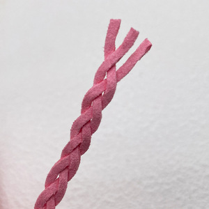 Korean deerskin <b>rope</b> DIY jewelry craft materials, three-strand braided <b>rope</b>, multi-layer pendant leather <b>rope</b> bracelet, leather - Product Image 3