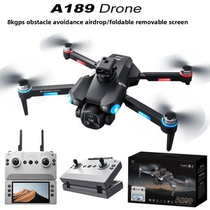 Nuevo Dron GPS A189 para Niños con Retorno Automático, Evitación de Obstáculos, Pantalla, Cuatro Rotores, Control Remoto, Fotografía Aérea, Material ABS - Product Image 1