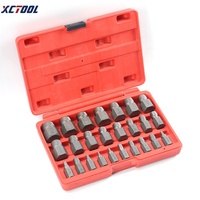 XCTOOL – jeu de forets pour voiture, 25 pièces, extracteur de vis multi-cannelures endommagé, mèches de forage, jeu d'extracteur de boulons et d'écrous XC1328
