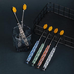 Cepillo de dientes personalizable RTS Mango transparente spazzolino da Viaggio da Denti Pareja Manual escova de dientes Hotel ViaGem - Product Image 6