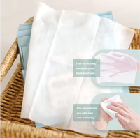 Lingettes pour bébé ultra douces hypoallergéniques sans alcool non parfumées jetables pour peau sensible de nouveau-né