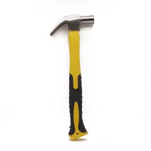 GK-E005 Profesional Inch Plastik Pegangan Dilapisi Tahan Lama Hammer 21-29Mm Warna Yang Dapat Disesuaikan Claw Hammer