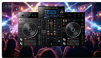 Meilleure vente p-ioneer DJ DDJ-1000SRT 1000 SRT 4 canaux Serato DJ contrôleur 32 go 64 go cadeau