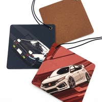 Désodorisant de voiture personnalisé en forme de carte parfumée à suspendre, aromathérapie, déodorant, décoration intérieure automobile