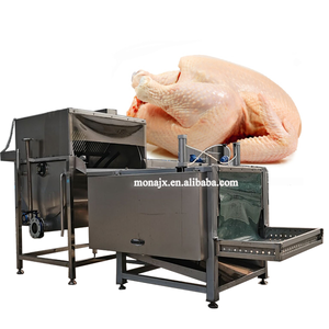 Máquina automática de descarga para escaldado y desplumado de pollos en mataderos con tanque de agua caliente - Product Image 3