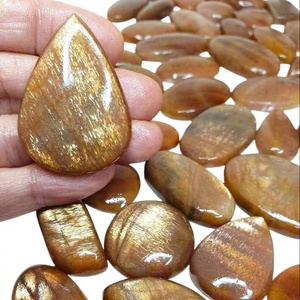 FAIJAN GEMS: Piedras Preciosas de Sunstone Dorado Natural, Hechas a Mano, Lisas, Variadas, en Cabujón, de Diferentes Formas y Tamaños, OEM Disponible - Product Image 1
