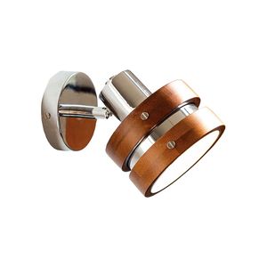 Petite lampe murale vintage américaine en bois massif et fer, lumière à trois couleurs changeante, style Wabi-Sabi, chambre à coucher, chevet, maison, style <span class=keywords><strong>punk</strong></span> - Product Image 1