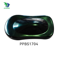 Nouvelle tendance, poudre écologique PPBS1704, couleur verte bleue caméléon, revêtement en poudre pour voiture, bateau, meubles, peinture
