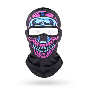 Glacier Manufacturer Cheap Skimask Custom Logo <strong>Printed</strong> Full Face <strong>Masks</strong> Skull One Hole Ski <strong>Mask</strong> Balaclava - Product Image 5