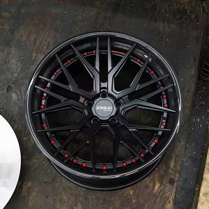 Cerchio Ruota Auto Personalizzato OEM Deep Dish in Fibra di Carbonio per BMW Audi Urus C8 Cerchione in Lega Forgiata da 18 19 21 20 22 Pollici 5x127 5x120 5x114.3 - Product Image 2