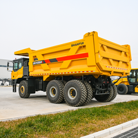 Camion benne minier rigide de 90 tonnes Shantui SK135 pour le transport de minerai et de roche et la production en exploitation ouverte