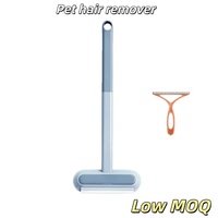 Brosse adhésive pour enlever les poils de chat et de chien avec une tête de brosse large pour canapé, lit et tapis, gadget d'absorption