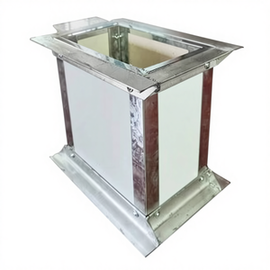 Panneau composite en acier coloré <span class=keywords><strong>double</strong></span> face, ignifuge, non combustible, pour conduits d'évacuation des fumées, différentes épaisseurs - Product Image 1
