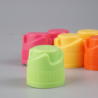 Bouchon de bouteille d'eau aromatisée 28 mm en PP de qualité alimentaire, avec séparation solide-liquide, anti-fuite, à vis, logo personnalisé, marque privée