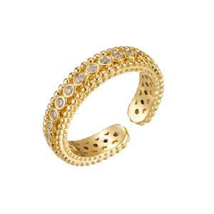 Elegant Turquoise Openwork Ring Adjustable Index Finger Ring For Women Fashion Jewelry Gift - Product Image 5