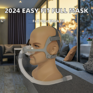 หน้ากาก <span class=keywords><strong>CPAP</strong></span>/BiPAP แบบเต็มหน้า สำหรับอุปกรณ์การแพทย์เรซิ่นไฟฟ้า รุ่นขายดีปี 2026 สวมใส่ง่าย - Product Image 2
