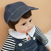 Muñeca Bebé Grande Personalizada Única de 24 Pulgadas, Muñecas Reborn de 60 cm que Pueden Sentarse y Acostarse