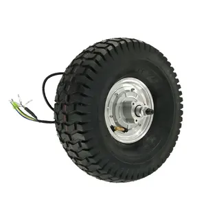 אחת פיר 15 "אינץ 48V 500W DC רכזת מנוע עבור דואר קטנוע, אופניים חשמליים, רובוט