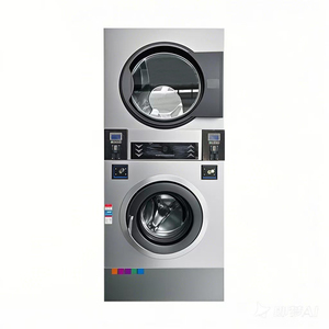 Laveuse et sécheuse empilées commerciales Okaiyou grande <span class=keywords><strong>machine</strong></span> à <span class=keywords><strong>laver</strong></span> en acier inoxydable à un <span class=keywords><strong>prix</strong></span> - Product Image 4
