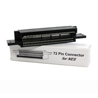 Pour adaptateur de connecteur NES 72 broches pour accessoires de jeu de système de divertissement Nintendo pièce de rechange pour jeu NES