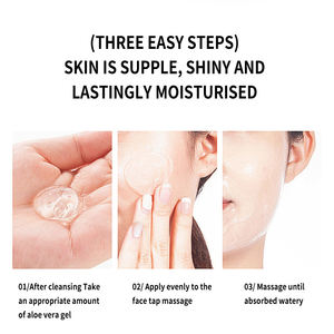 도매 300g 순수 천연 유기농 얼굴 스킨 케어 알로에 베라 꿀 오이 코직산 진정 보습 젤 - Product Image 5
