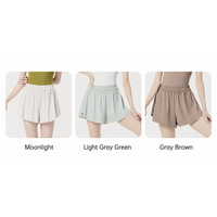 Shorts de danse pour femmes Baiwu, fente haute, pour la pratique, série Misty Veil 126112129