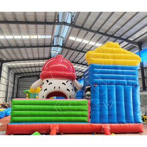 Casa Inflable con Tobogán para Fiestas Infantiles con Temática de Perros de Rescate, Material de PVC, Fácil de Instalar y Tamaño de 7x6 m - Product Image 4