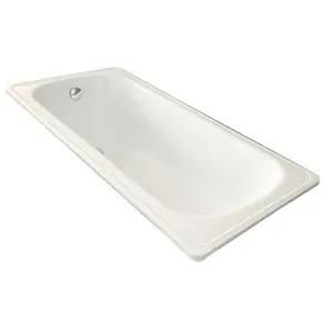 Factory Sale Deep Enamel Cheap Steel Freestanding Bathtub Solid Surface Bathtub