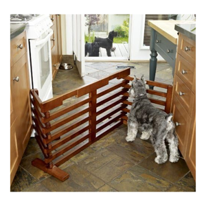 TRIO High Gate STN HWM Porte rétractable en bois d'acacia pour animaux de compagnie fabriquée au Vietnam - Product Image 6