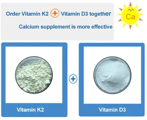 Vitamines Supplément Matière première En Vrac Vitamine k2 Mk7 Menaquinon 7 Poudre Menaquinone-7 CAS 2124-57-4