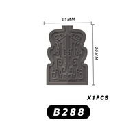 Boucliers de Chevaliers Médiévaux, Armes Militaires, Figurines de Soldats, Accessoires en Plastique, Blocs de Construction, Jouets pour Enfants B056-B556