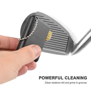 Brosse de nettoyage de golf 3-en-1 portable en nylon pour clubs, putters, wedges et balles – Meilleure vente - Product Image 6