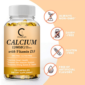 120 Cápsulas de Gel Suave de Calcio para Fortalecer los Huesos con Vitamina D3 - Product Image 4