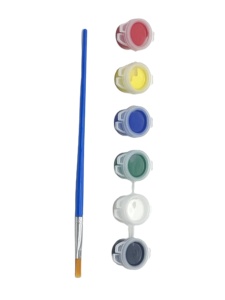 Juego de <span class=keywords><strong>pintura</strong></span> <span class=keywords><strong>acrílica</strong></span> de roca no tóxica, suministros de arte educativo de <span class=keywords><strong>dibujo</strong></span> <span class=keywords><strong>con</strong></span> 1 pincel para niños y adultos, <span class=keywords><strong>pintura</strong></span> artesanal - Product Image 6