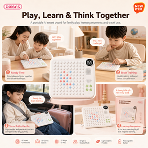 Juego <span class=keywords><strong>de</strong></span> Mesa Inteligente con IA para Niños, Gomoku Q3, 10 Juegos, 21 Modos, 3 Niveles <span class=keywords><strong>de</strong></span> Dificultad, Batalla Individual y Doble, Juguete STEM Portátil, Regalo, Beines, Plástico - Product Image 3