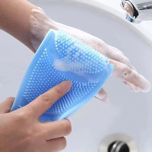 Nuovi Strumenti per la Pulizia del Corpo: Cintura da Bagno in <span class=keywords><strong>Silicone</strong></span> con Punte Massaggianti Morbide, Esfoliante per Schiena e Corpo, Asciugamano Esfoliante - Product Image 3
