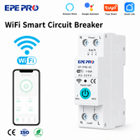 Vente directe d'usine compteur 63a fuite à la terre compteur prépayé application de téléphone portable interrupteur de disjoncteur Wifi Intelligent
