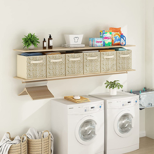 Wholesale <strong>6</strong> Pack Modern 11 Inch Collapsible Fabric Closet <strong>Cubes</strong> Boxes Bins Foldable Canvas &amp; PC Organization 10kg Load <strong>Storage</strong> - Product Image 4